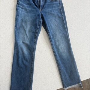 J. Crew Mid Blue Straight-Leg Jeans